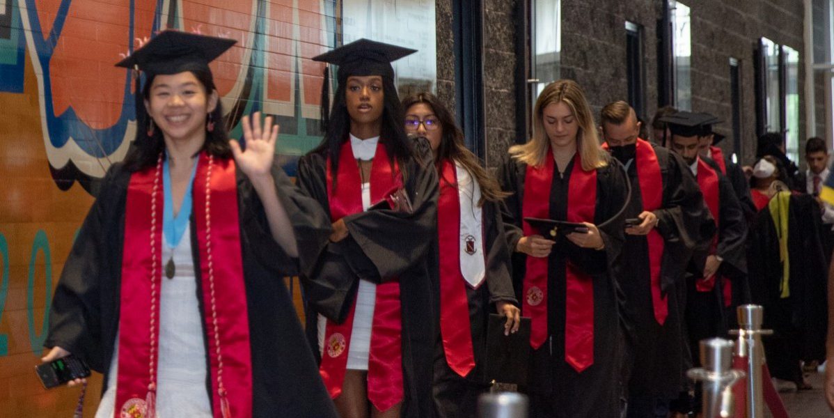 Graduates at the 2022 Commencement Ceremony