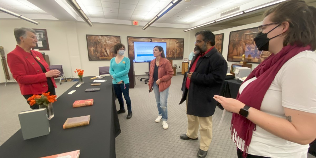 Photo of CAFe members and volunteers at the 2023 Douglass Day Transcribe-a-thon