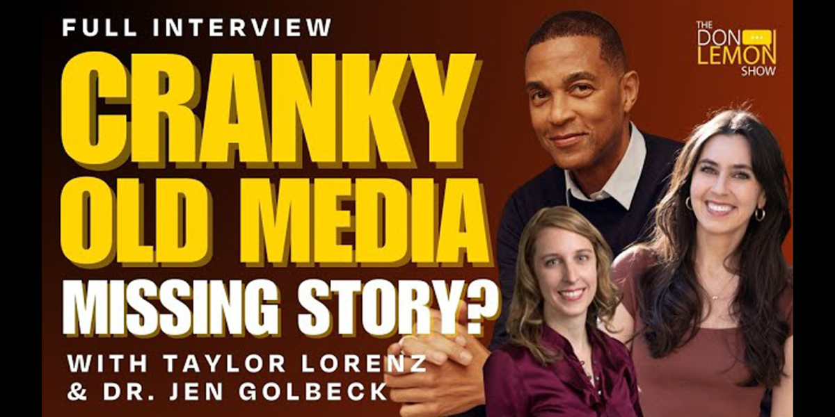 Don Lemon show featuring Jen Golbeck.