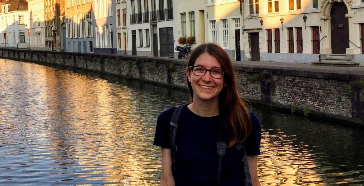 Jenny Hottle in front of a body of water